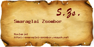 Smaraglai Zsombor névjegykártya